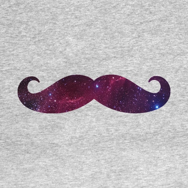 Galaxy Mustache by tangerinetane